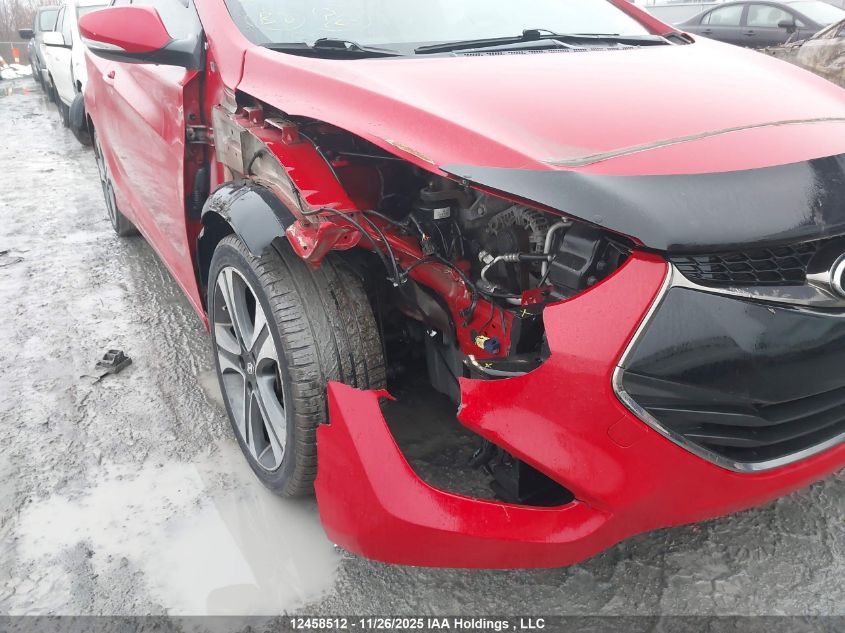 2013 Hyundai Elantra Coupe Gs/Se VIN: KMHDH6AE2DU019134 Lot: 12458512