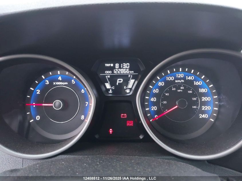 2013 Hyundai Elantra Coupe Gs/Se VIN: KMHDH6AE2DU019134 Lot: 12458512