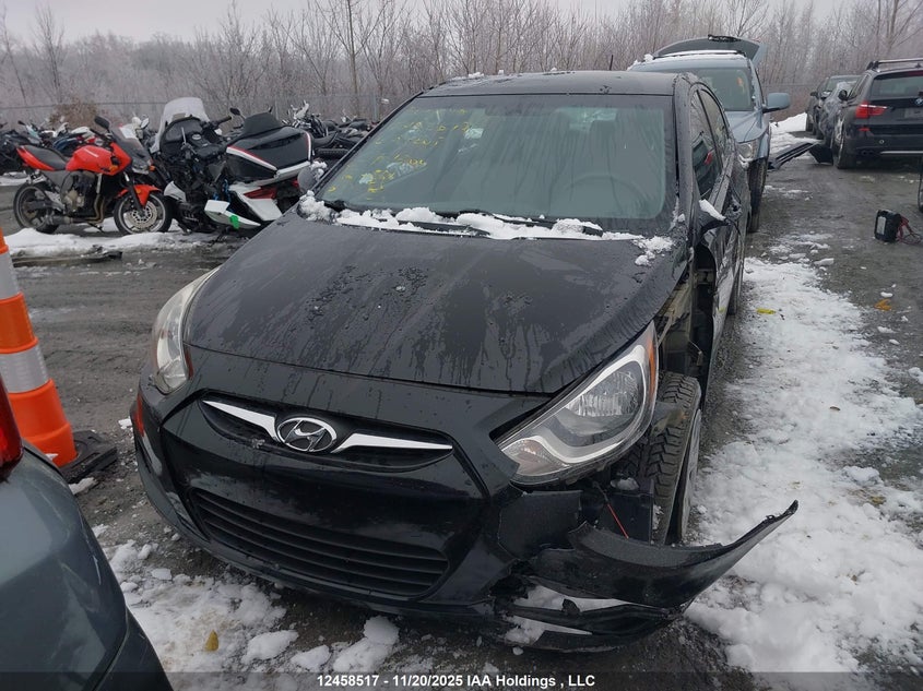 2014 Hyundai Accent Gl VIN: KMHCT4AE0EU701204 Lot: 12458517