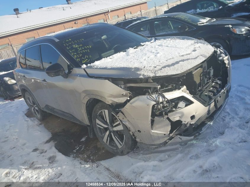 2021 Nissan Rogue Platinum VIN: JN8AT3DD0MW316998 Lot: 12458534