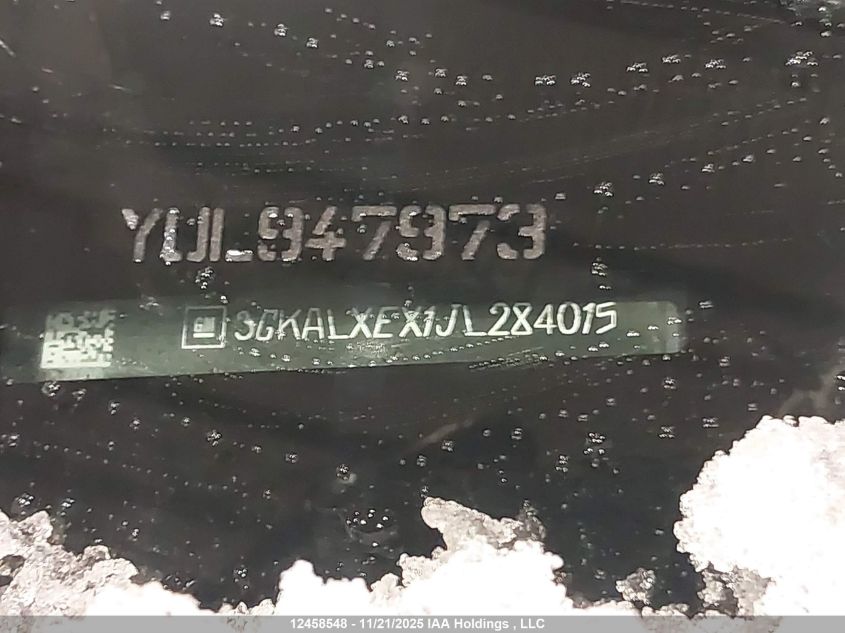 2018 GMC Terrain VIN: 3GKALXEX1JL284015 Lot: 12458548