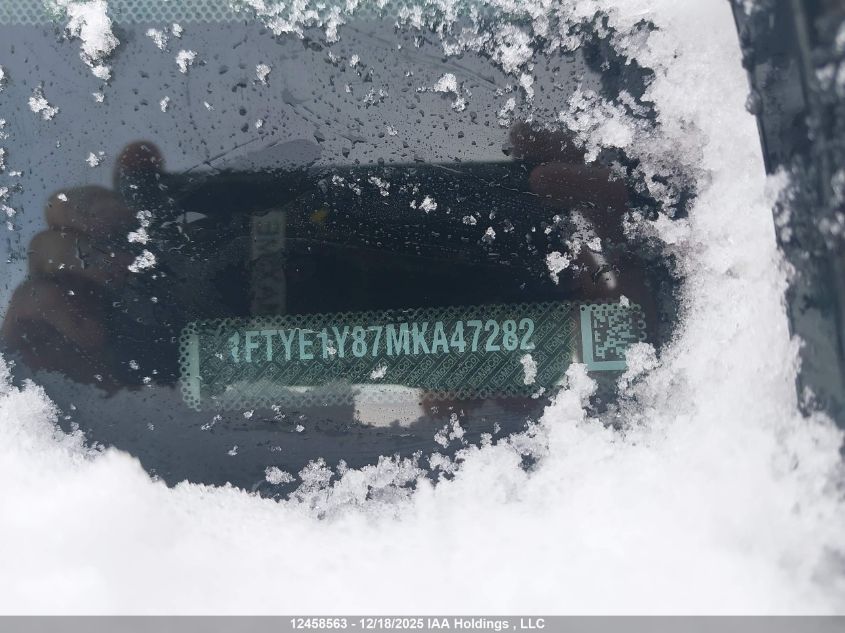 2021 Ford Transit-150 Cargo VIN: 1FTYE1Y87MKA47282 Lot: 12458563