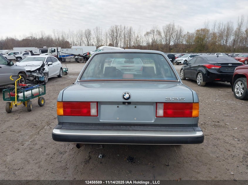 1986 BMW 325 E VIN: WBAAE5403G1505416 Lot: 12458589