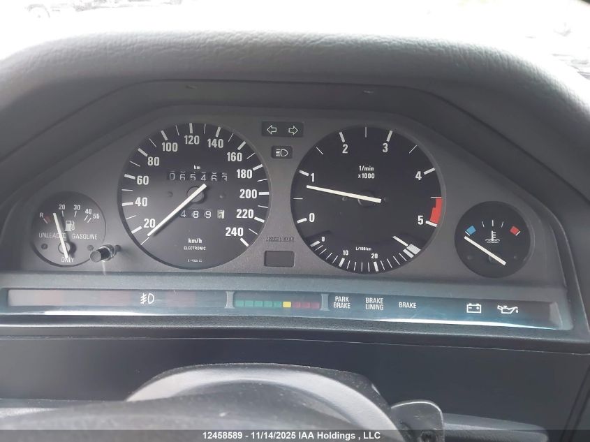 1986 BMW 325 E VIN: WBAAE5403G1505416 Lot: 12458589