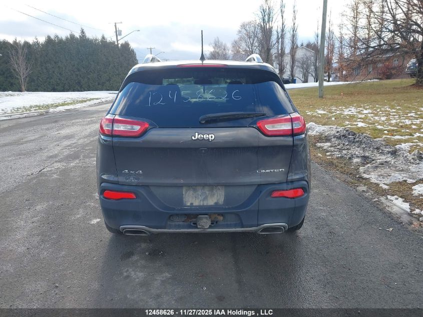 2016 Jeep Cherokee Limited VIN: 1C4PJMDS5GW234706 Lot: 12458626