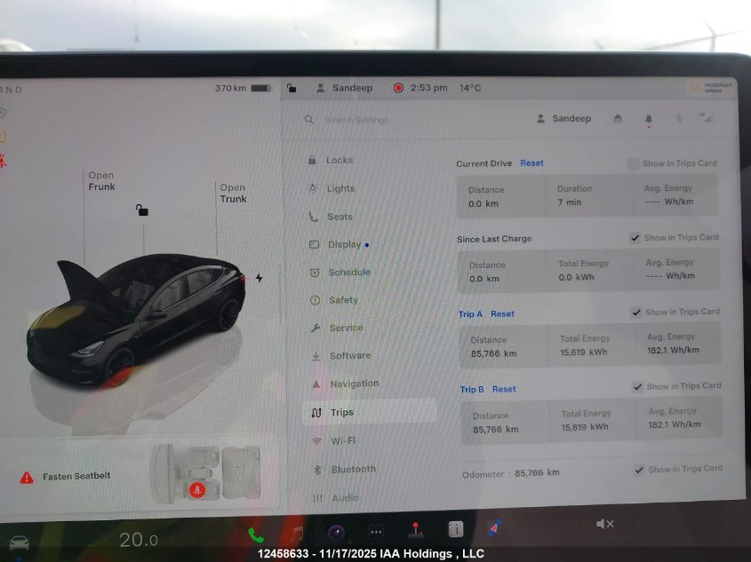 2022 Tesla Model 3 VIN: 5YJ3E1EC7NF268639 Lot: 12458633