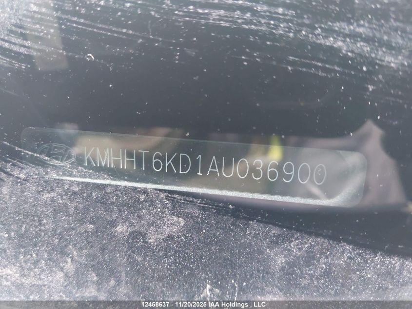 2010 Hyundai Genesis 2.0T Premium VIN: KMHHT6KD1AU036900 Lot: 12458637