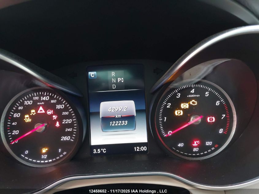 2017 Mercedes-Benz C 300 4Matic VIN: 55SWF4KB0HU199318 Lot: 12458652