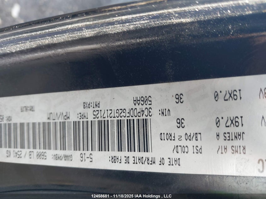3C4PDDFG2GT217125 2016 DODGE JOURNEY photo no. 9