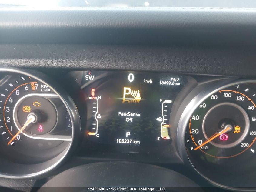 2021 Jeep Wrangler Unlimited Sahara VIN: 1C4HJXEG2MW504034 Lot: 12458688