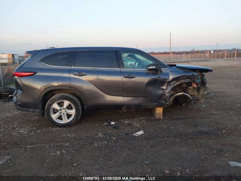 2020 Toyota Highlander Hybrid Le VIN: 5TDBBRCH7LS502465 Lot: 12458753