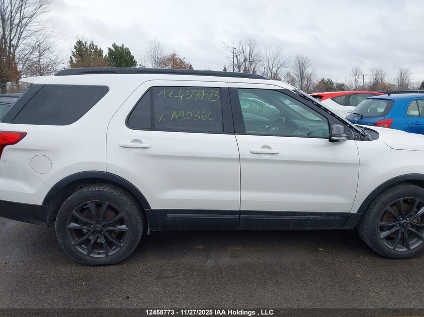 2017 Ford Explorer Xlt VIN: 1FM5K8D89HGA90360 Lot: 12458773