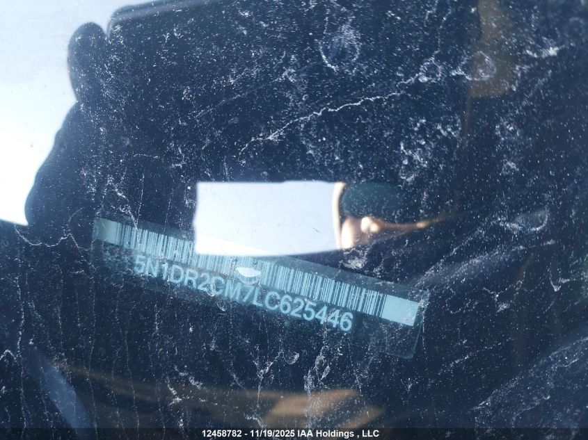 2020 Nissan Pathfinder Sl VIN: 5N1DR2CM7LC625446 Lot: 12458782