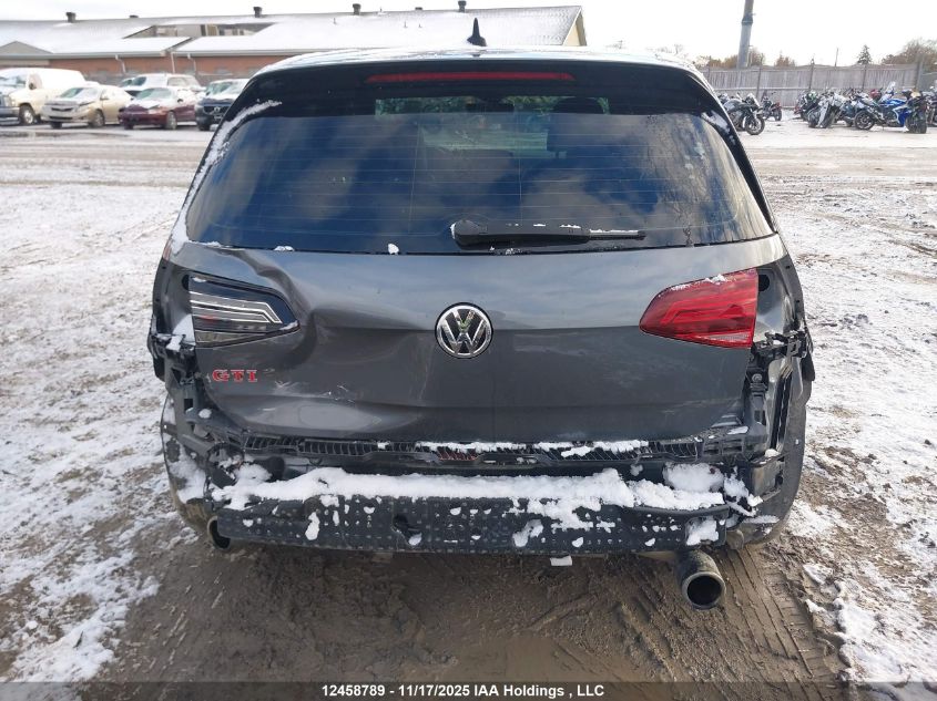 2019 Volkswagen Gti S/Se/Autobahn/Rabbit Edition VIN: 3VW5T7AU0KM037294 Lot: 12458789