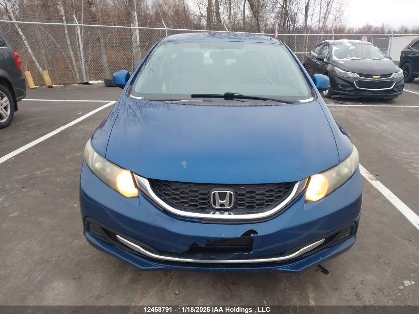 2013 Honda Civic Lx VIN: 2HGFB2F40DH005955 Lot: 12458791