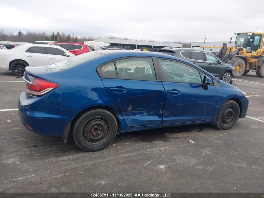 2013 Honda Civic Lx VIN: 2HGFB2F40DH005955 Lot: 12458791