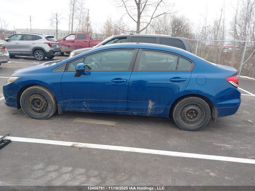 2013 Honda Civic Lx VIN: 2HGFB2F40DH005955 Lot: 12458791