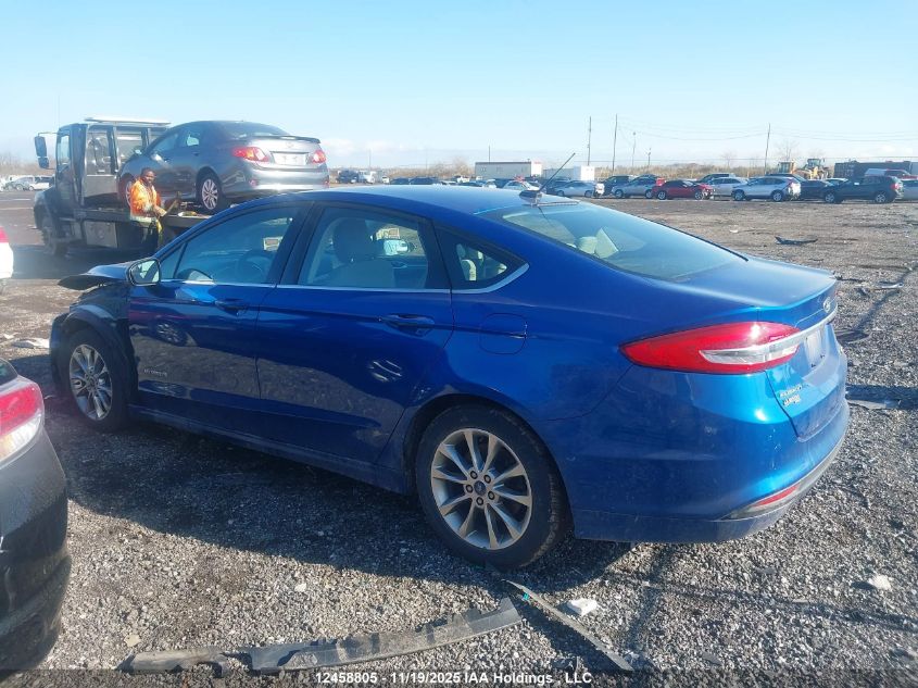 2017 Ford Fusion Hybrid S VIN: 3FA6P0UU1HR371298 Lot: 12458805