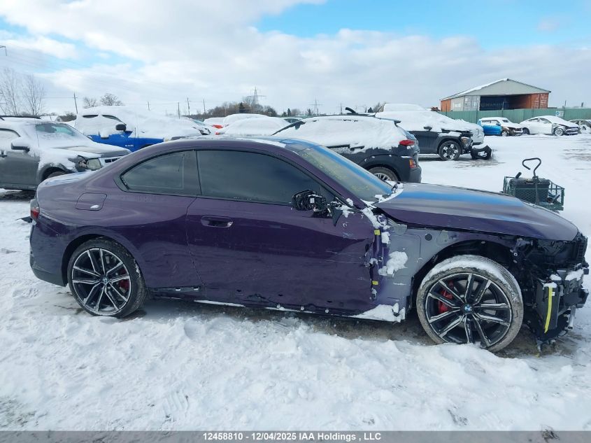 2024 BMW M240Xi VIN: 3MW53CM05R8E40191 Lot: 12458810