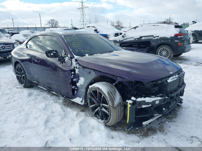 2024 BMW M240Xi VIN: 3MW53CM05R8E40191 Lot: 12458810