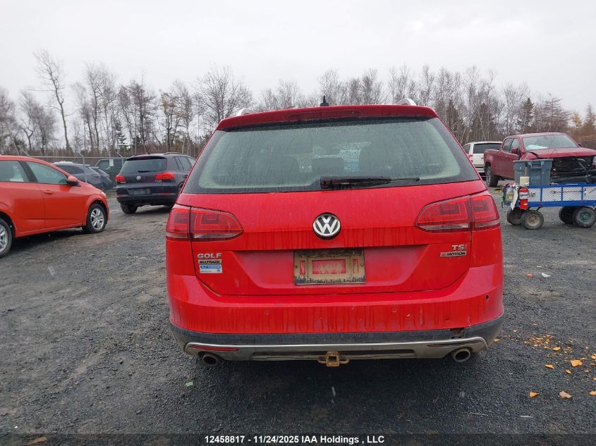 2017 Volkswagen Golf Alltrack S/Se/Sel VIN: 3VWH17AU1HM512978 Lot: 12458817
