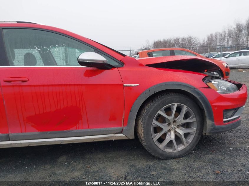 2017 Volkswagen Golf Alltrack S/Se/Sel VIN: 3VWH17AU1HM512978 Lot: 12458817