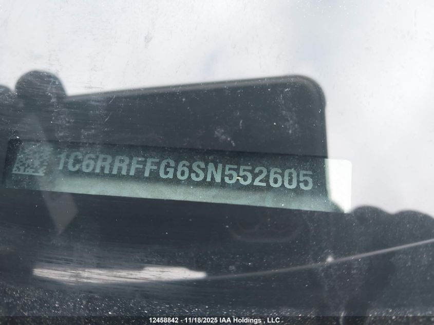 2025 Ram 1500 Big Horn/Lone Star VIN: 1C6RRFFG6SN552605 Lot: 12458842