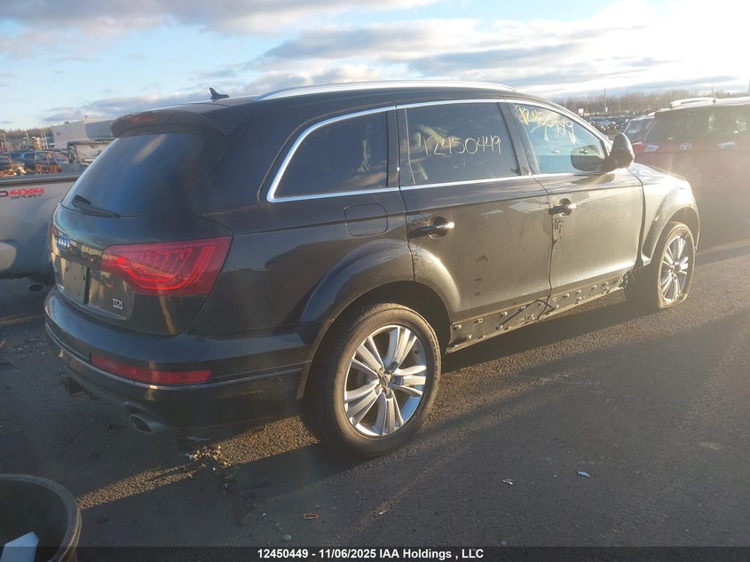 2013 Audi Q7 3.0 Tdi Premium VIN: WA1VMCFE9DD003938 Lot: 12450449X