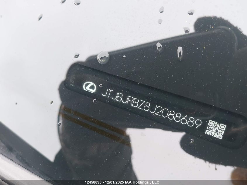 2018 Lexus Nx 300H VIN: JTJBJRBZ8J2088689 Lot: 12458893