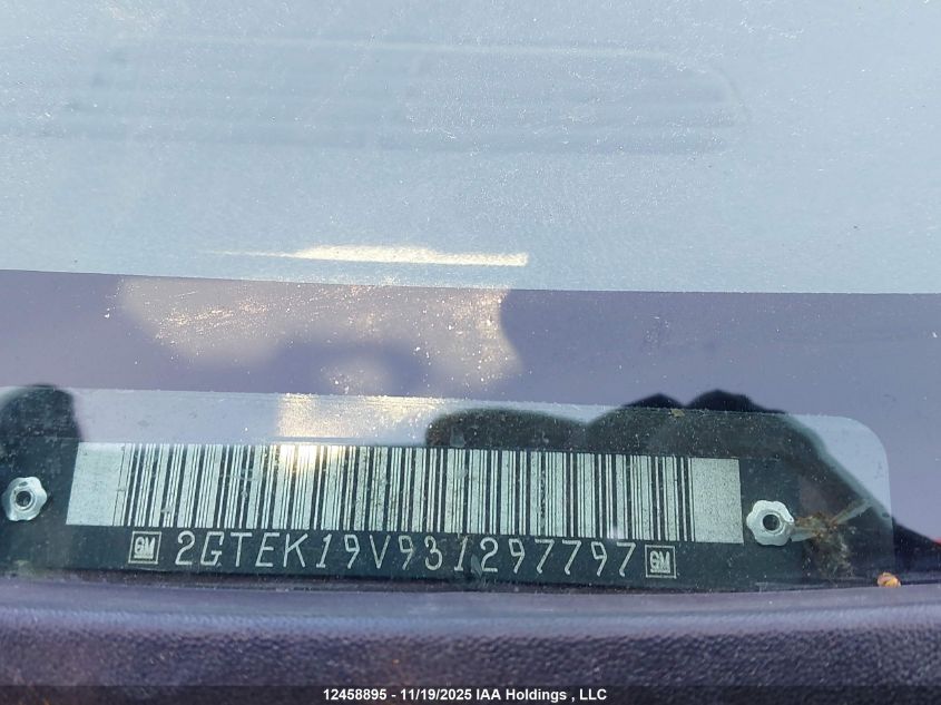 2003 GMC Sierra 1500 VIN: 2GTEK19V931297797 Lot: 12458895