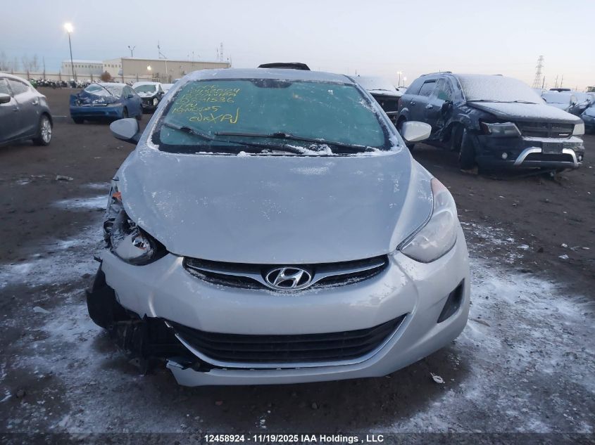 2013 Hyundai Elantra Gl VIN: 5NPDH4AE3DH391536 Lot: 12458924