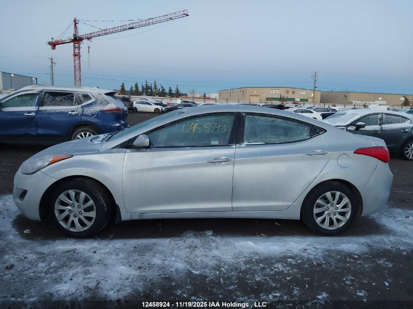 2013 Hyundai Elantra Gl VIN: 5NPDH4AE3DH391536 Lot: 12458924