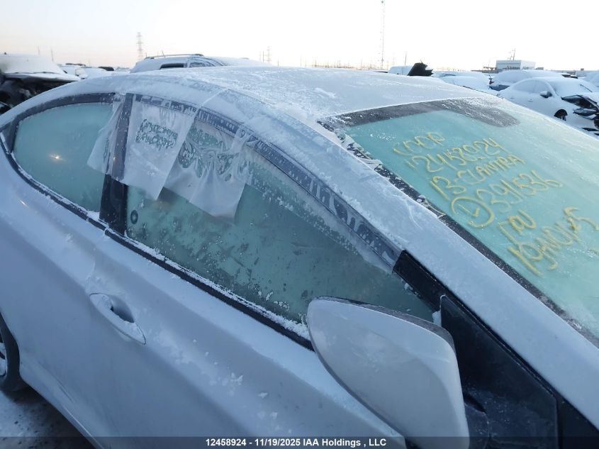 2013 Hyundai Elantra Gl VIN: 5NPDH4AE3DH391536 Lot: 12458924