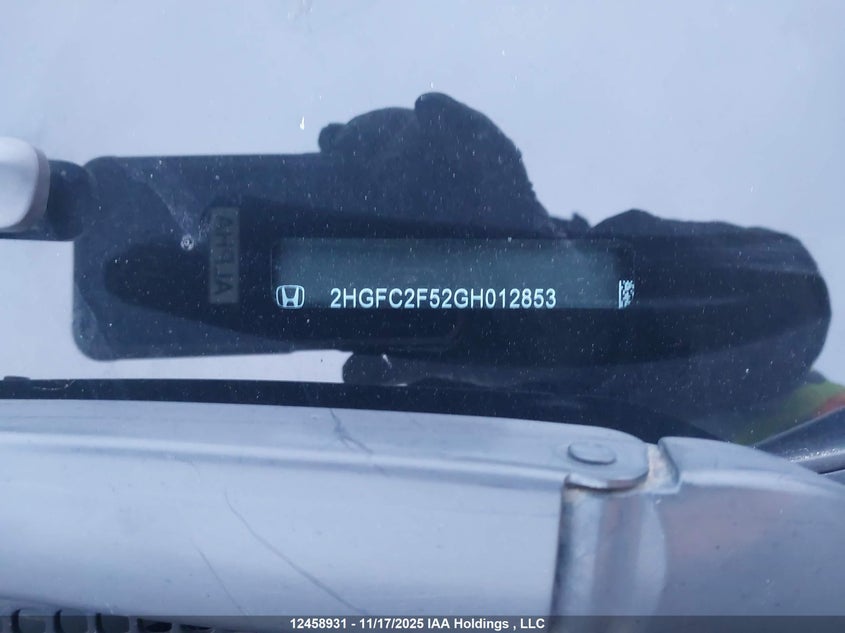 2HGFC2F52GH012853 2016 HONDA CIVIC photo no. 18