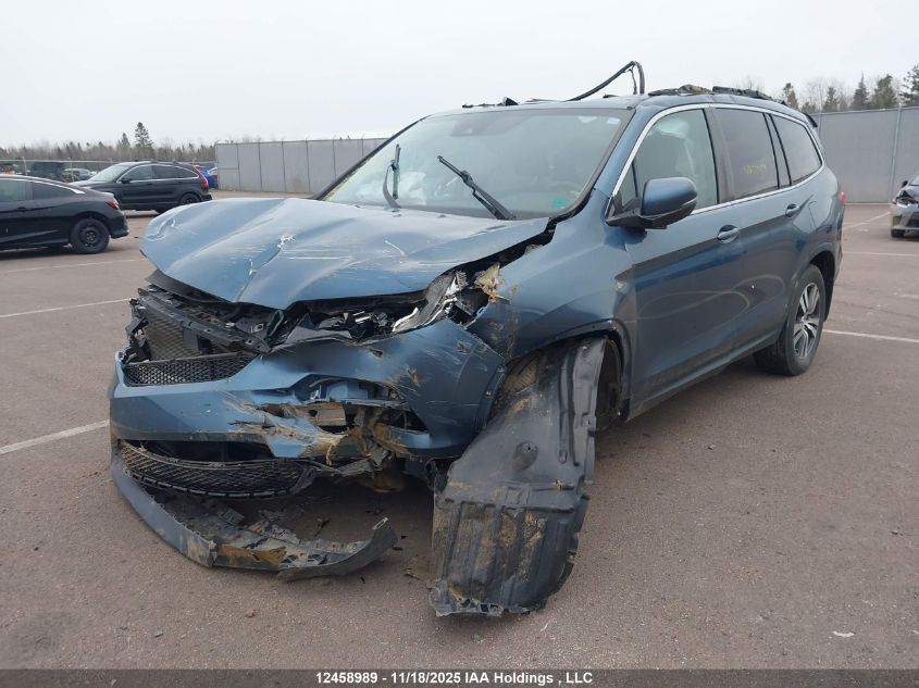 2016 Honda Pilot Ex-L VIN: 5FNYF6H54GB502249 Lot: 12458989