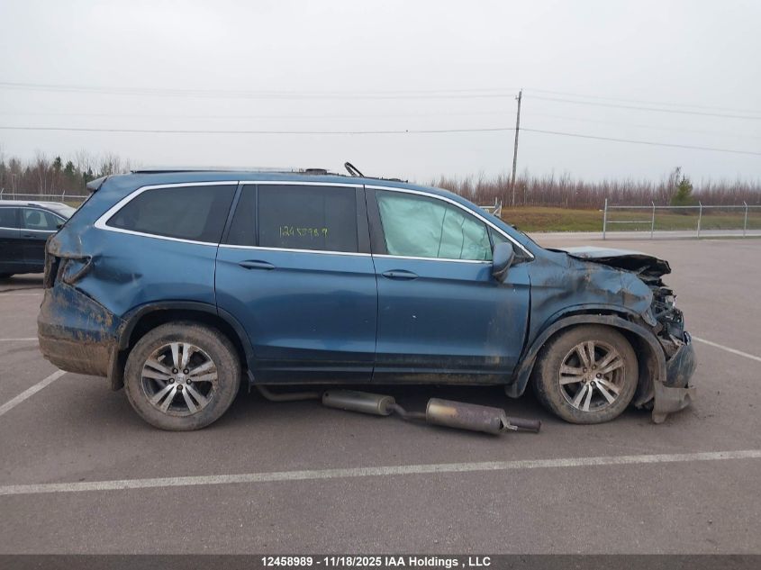 2016 Honda Pilot Ex-L VIN: 5FNYF6H54GB502249 Lot: 12458989