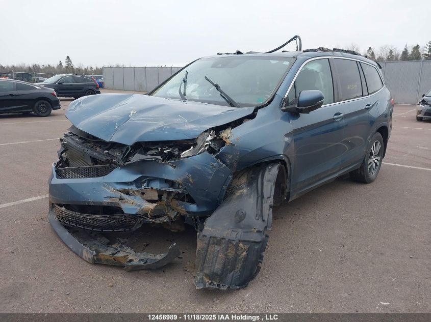 2016 Honda Pilot Ex-L VIN: 5FNYF6H54GB502249 Lot: 12458989