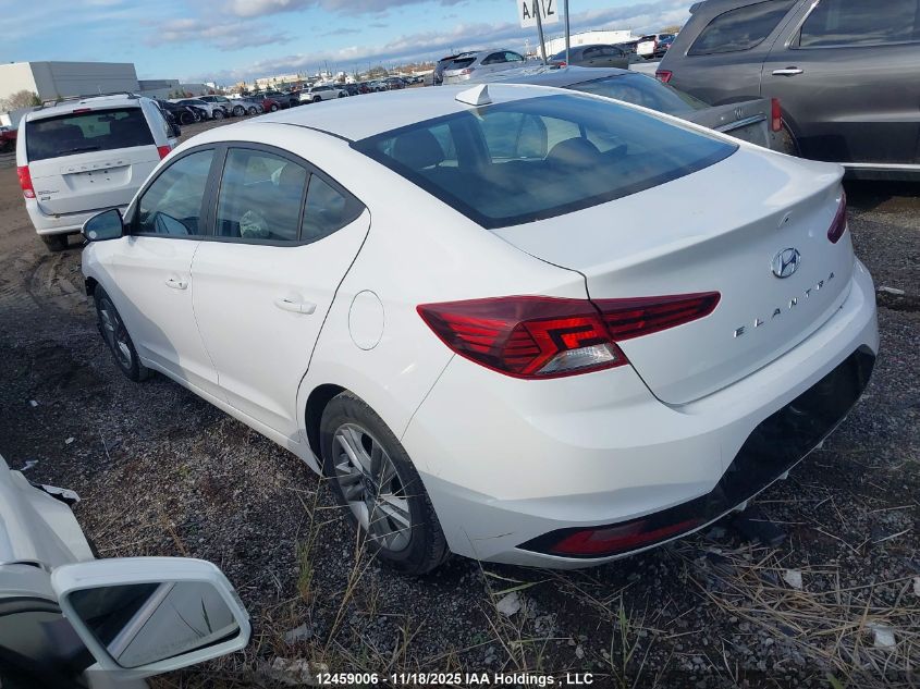 2019 Hyundai Elantra Preferred VIN: KMHD84LFXKU736369 Lot: 12459006