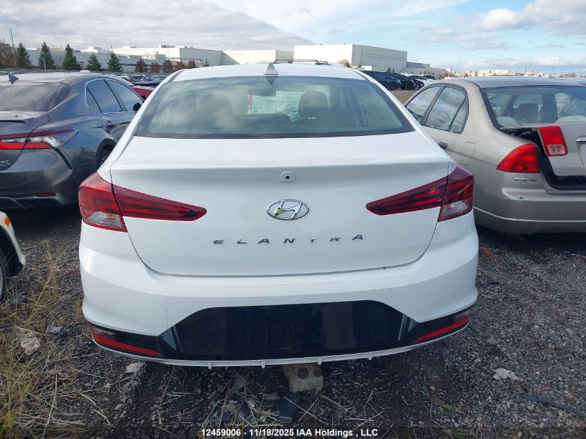 2019 Hyundai Elantra Preferred VIN: KMHD84LFXKU736369 Lot: 12459006