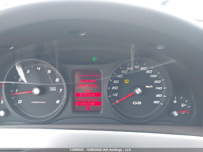 2009 Pontiac G8 Gt VIN: 6G2EC57Y39L173486 Lot: 12459025