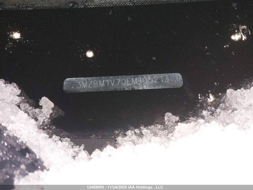 2014 Mazda 3 Touring VIN: 3MZBM1V70EM105213 Lot: 12459093