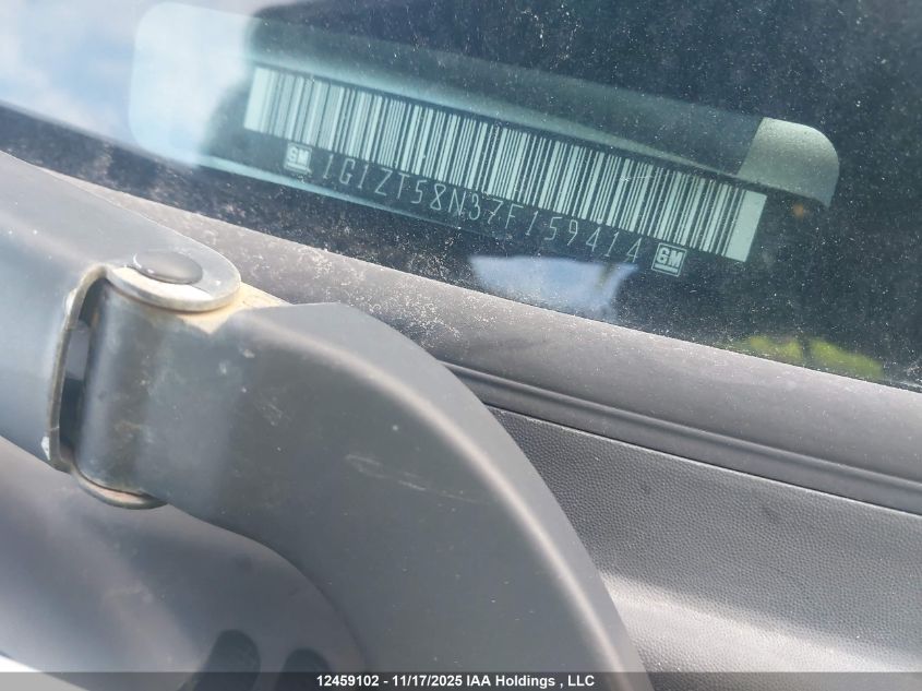 2007 Chevrolet Malibu Lt VIN: 1G1ZT58N37F159414 Lot: 12459102