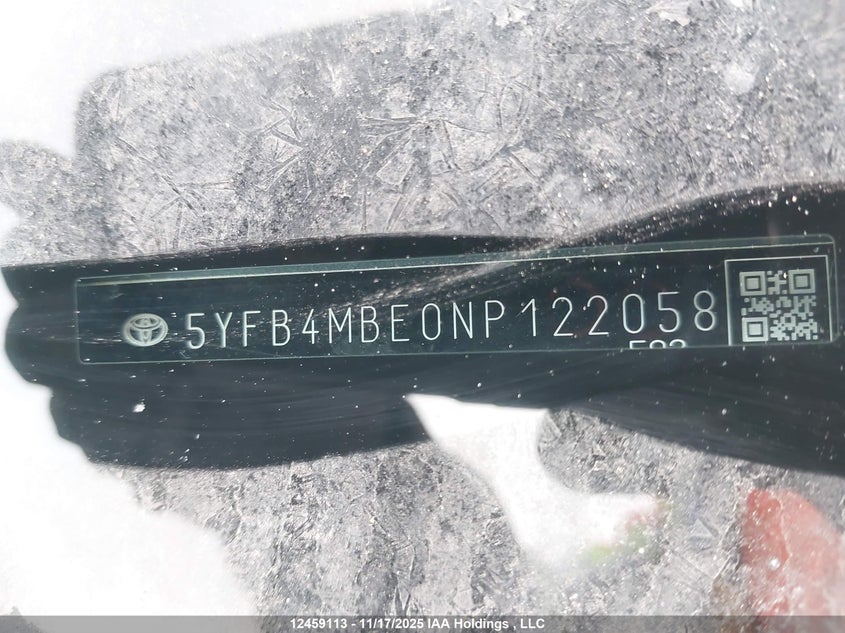 5YFB4MBE0NP122058 2022 TOYOTA COROLLA photo no. 18