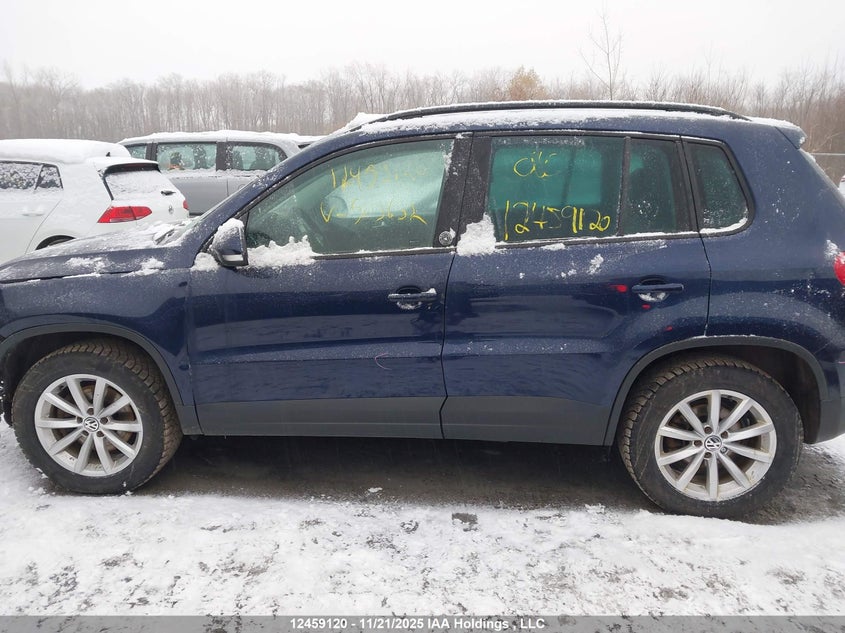 2017 Volkswagen Tiguan Wolfsburg VIN: WVGNV7AX0HW509652 Lot: 12459120