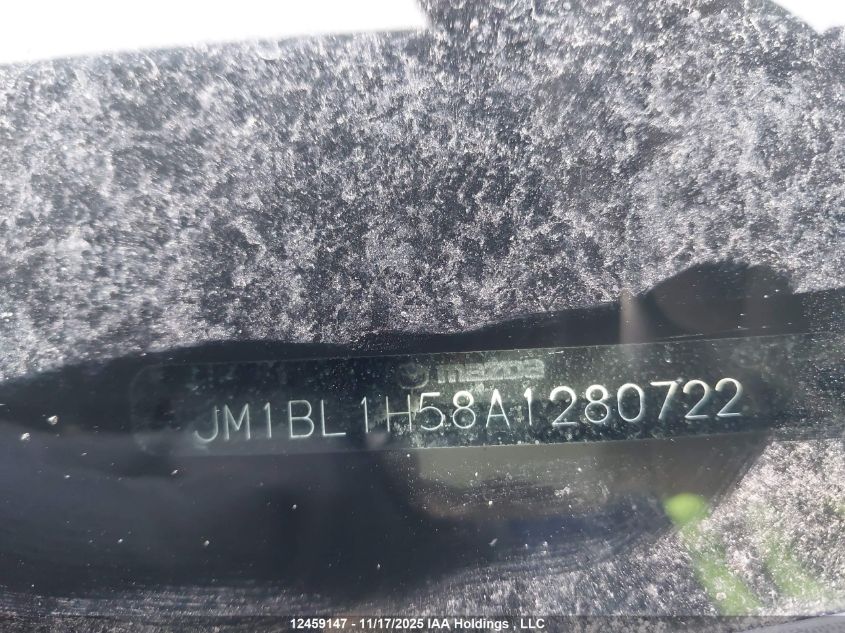 2010 Mazda Mazda3 Gs/Gt VIN: JM1BL1H58A1280722 Lot: 12459147