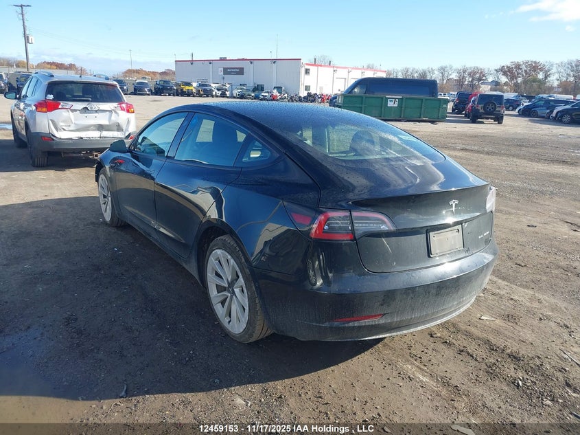 5YJ3E1EB9NF278502 2022 TESLA MODEL 3 photo no. 3