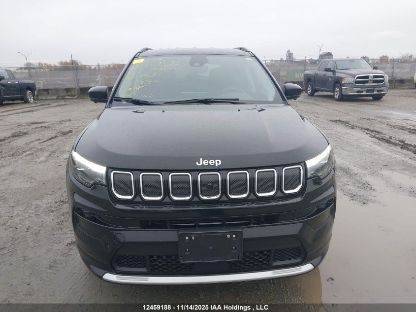 2022 Jeep Compass Limited VIN: 3C4NJDCB0NT237671 Lot: 12459188