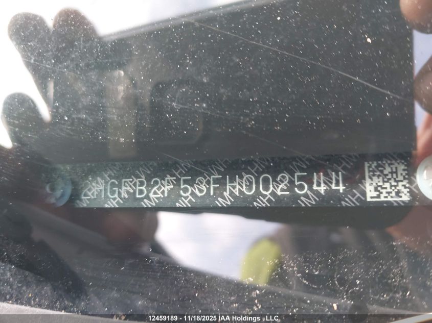 2015 Honda Civic Lx VIN: 2HGFB2F53FH002544 Lot: 12459189