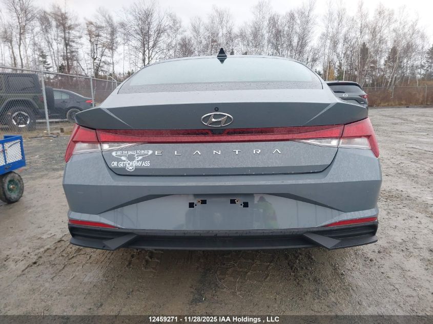2022 Hyundai Elantra Preferred Ivt With Sun And Tech Package VIN: KMHLM4AG5NU215521 Lot: 12459271
