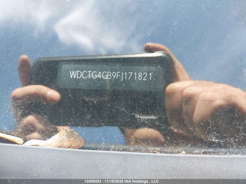 2015 Mercedes-Benz Gla 250 4Matic VIN: WDCTG4GB9FJ171821 Lot: 12459283